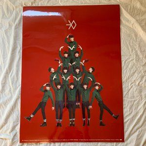 EXO EXO-K EXO-M Miracles in December official Christmas Holiday poster